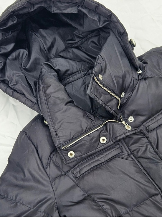 Michael Kors Jackets & Blazers - Michael Kors Long Black Puffer Jacket with Hood